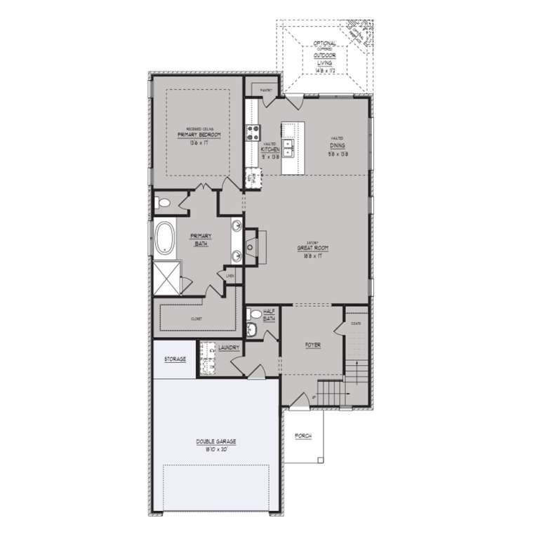 Gibson Floor Plan | Regency Homebuilders