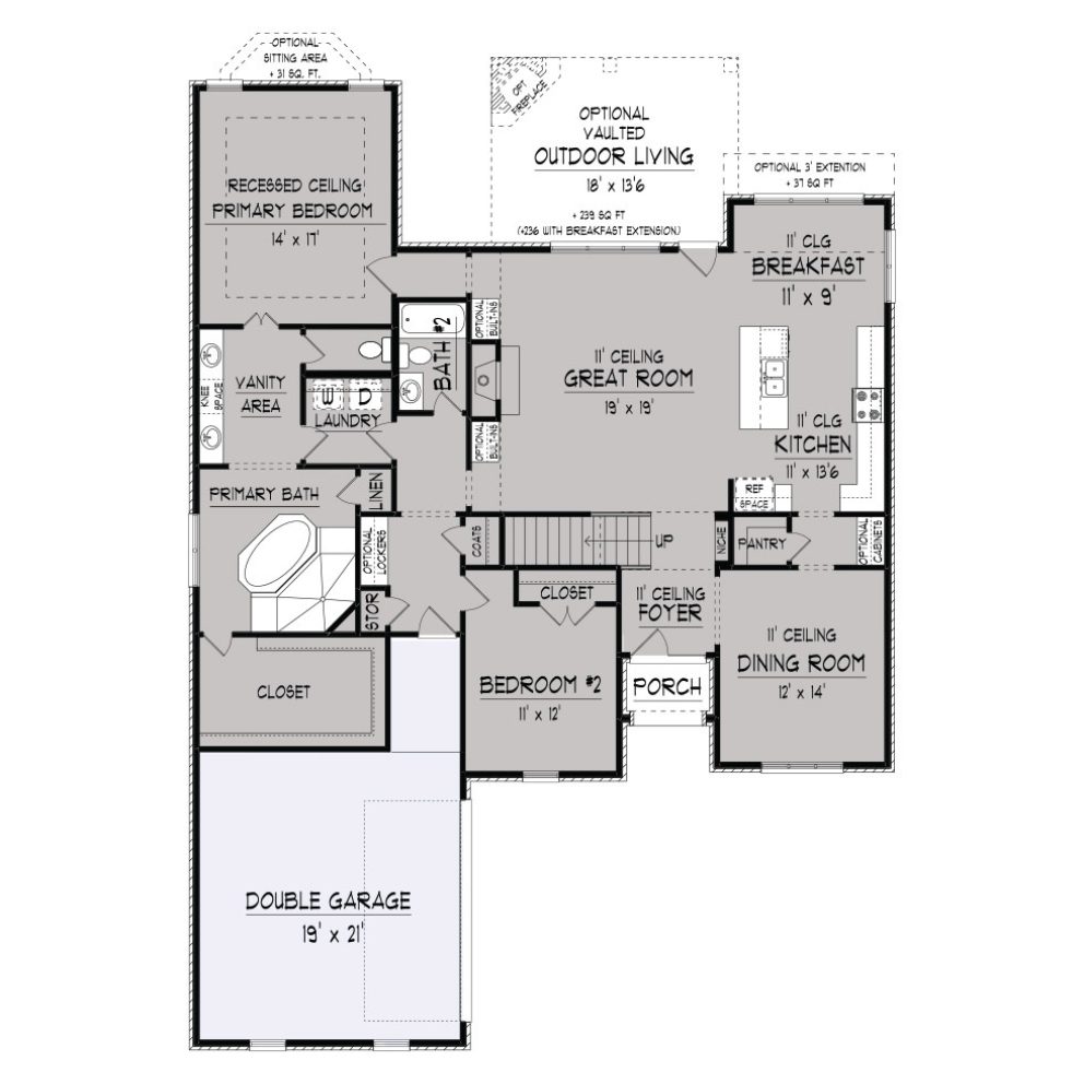 Abbington Floor Plan Regency Homebuilders