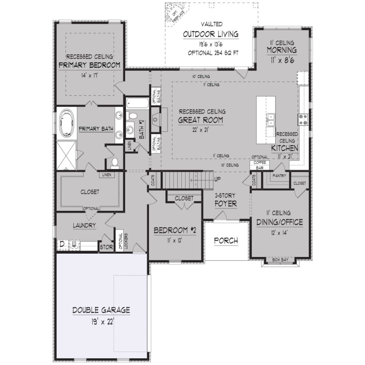 Abbott Floor Plan Regency Homebuilders