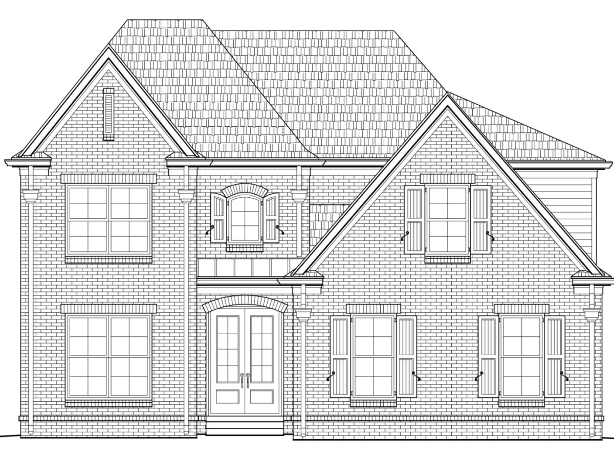 CHW Lot 16 Custom Plan Elevation