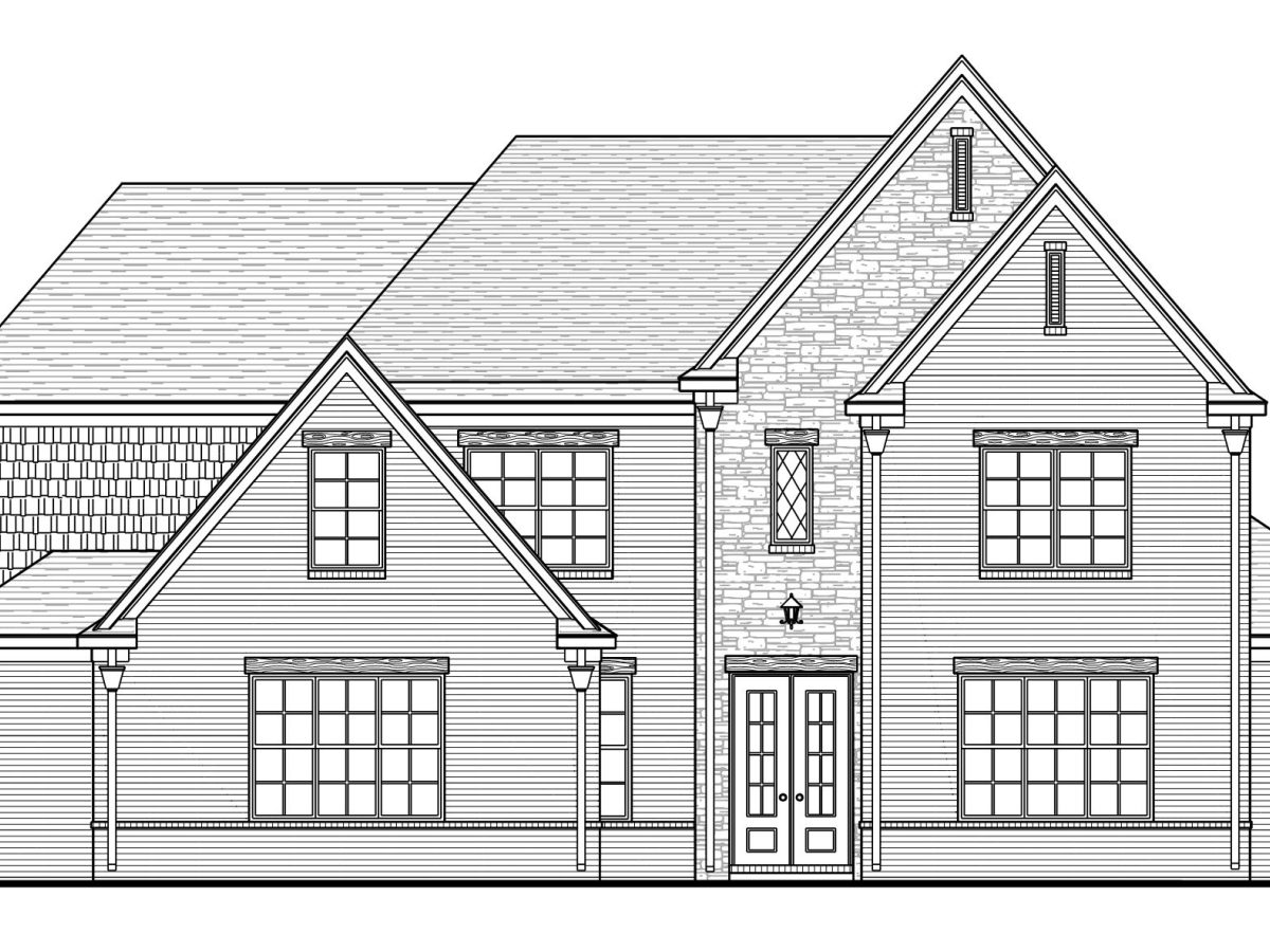 CHW Lot 18 Custom Plan Elevation