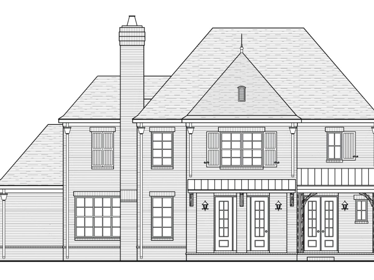 CHW Lot 19 Custom Plan Elevation