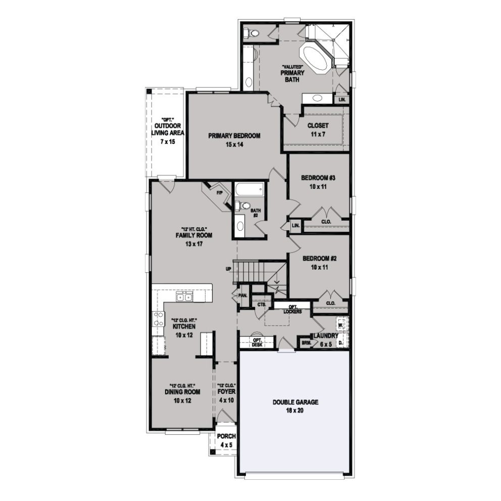 Clark Floor Plan | Regency Homebuilders