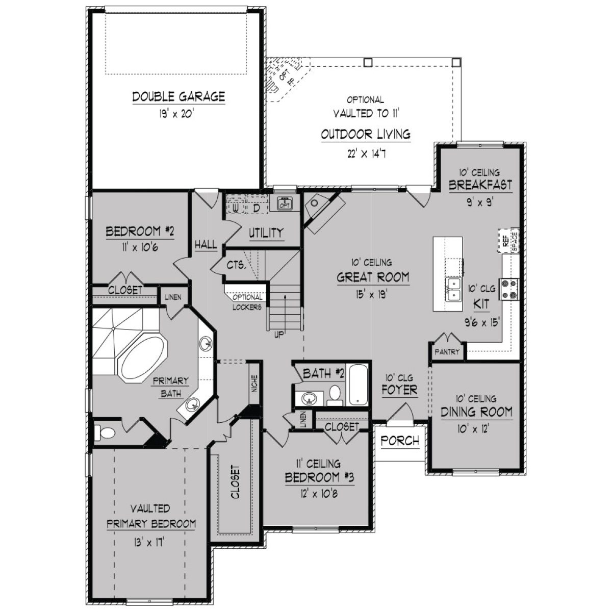 Conrad Floor Plan Regency Homebuilders