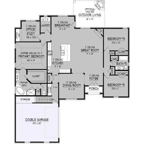 Delaney Floor Plan | Regency Homebuilders