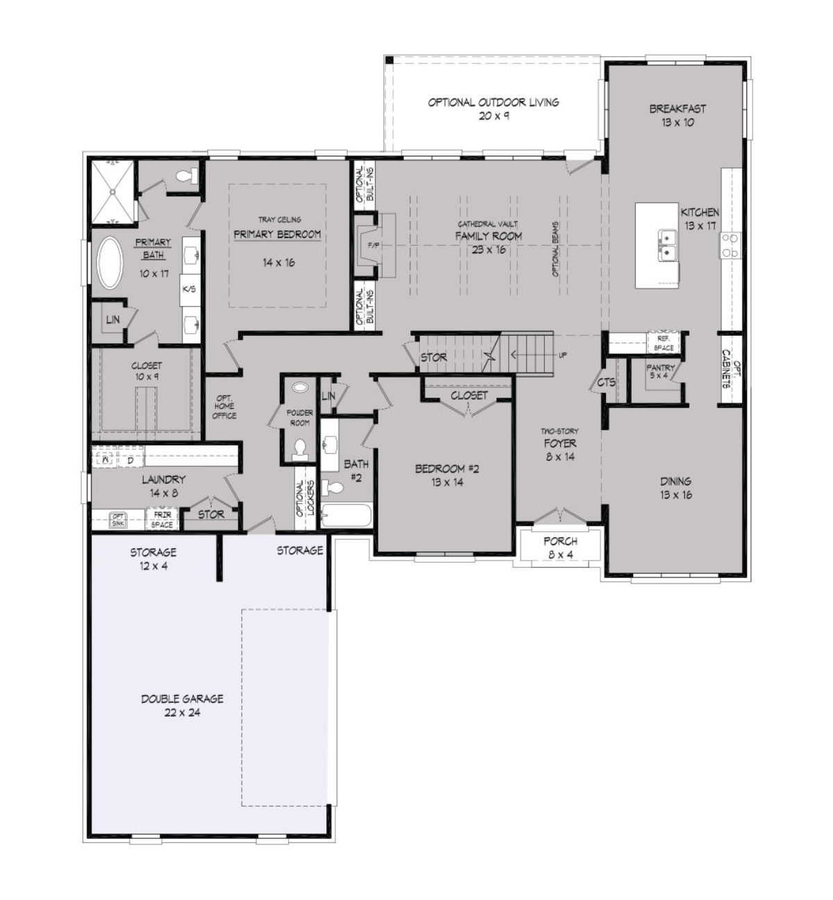 Graham Floor Plan Regency Homebuilders