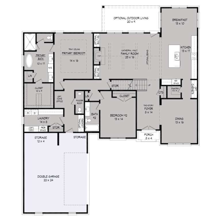 Graham Floor Plan | Regency Homebuilders