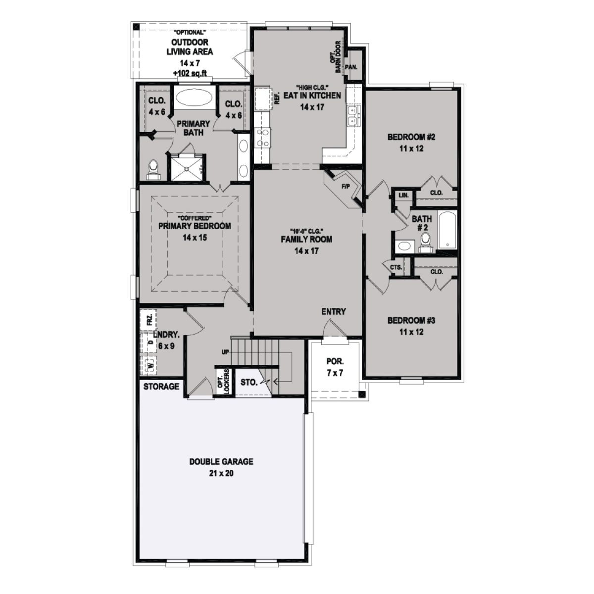 Huxley Floor Plan Regency Homebuilders