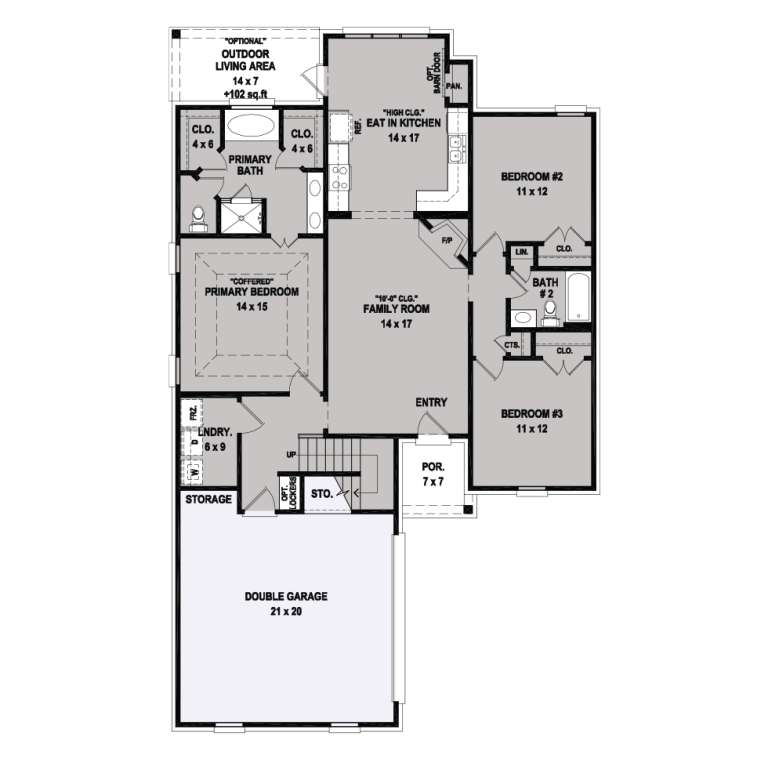 Huxley Floor Plan Regency Homebuilders