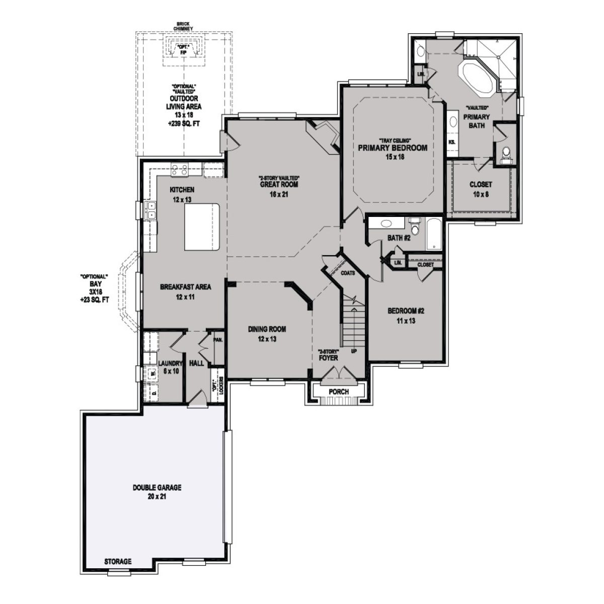 Lynwood Floor Plan Regency Homebuilders