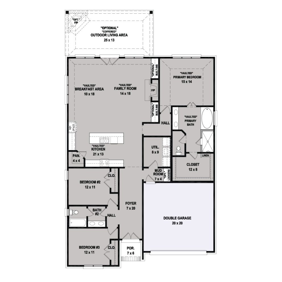 Parker Floor Plan | Regency Homebuilders