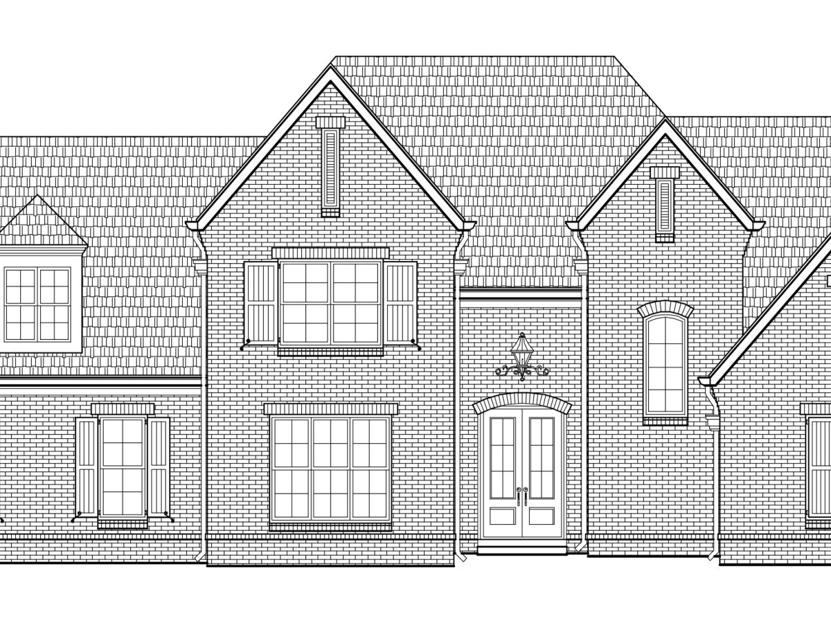 ROM Lot 144 Custom Plan Elevation