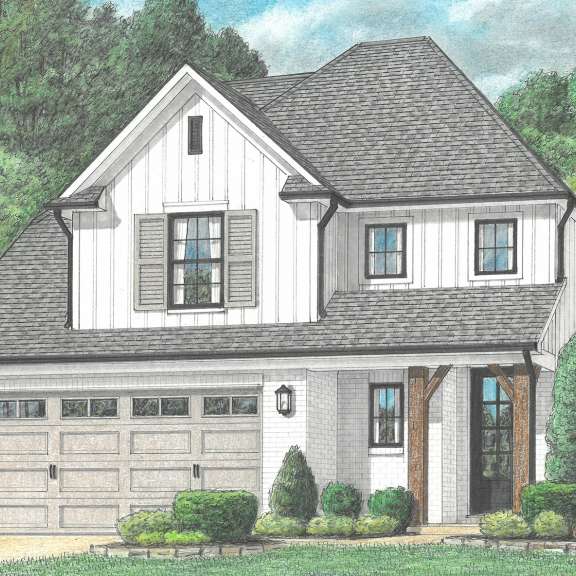 Simmons Floor Plan Regency Homebuilders   SIMMONS Elevation A 