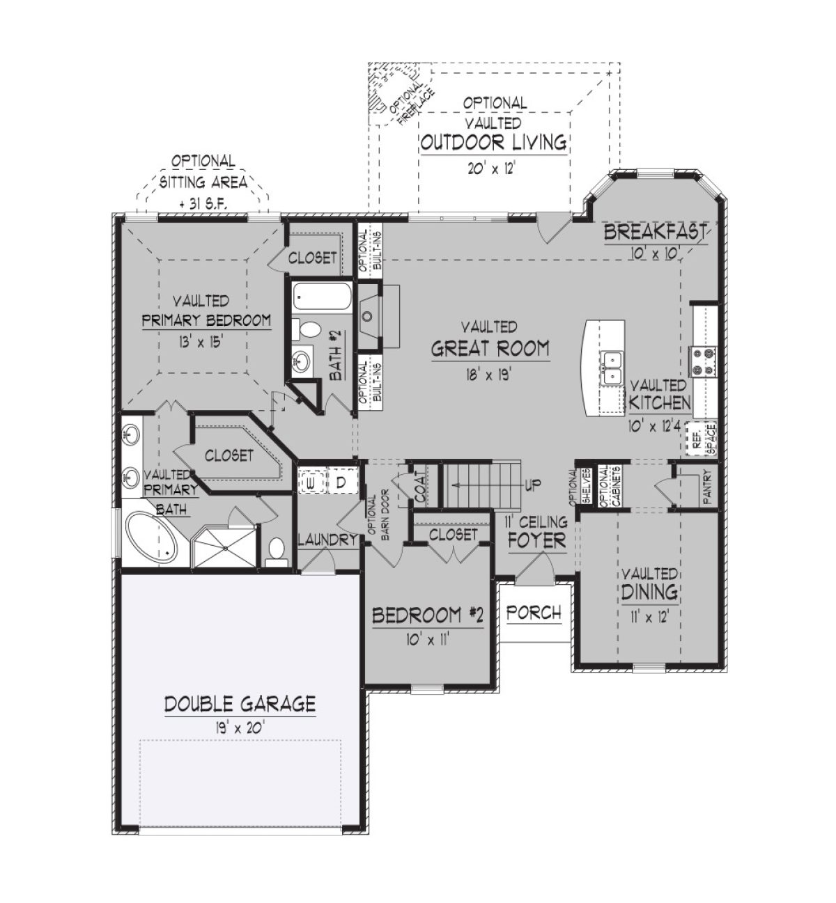 Stockton Floor Plan Regency Homebuilders